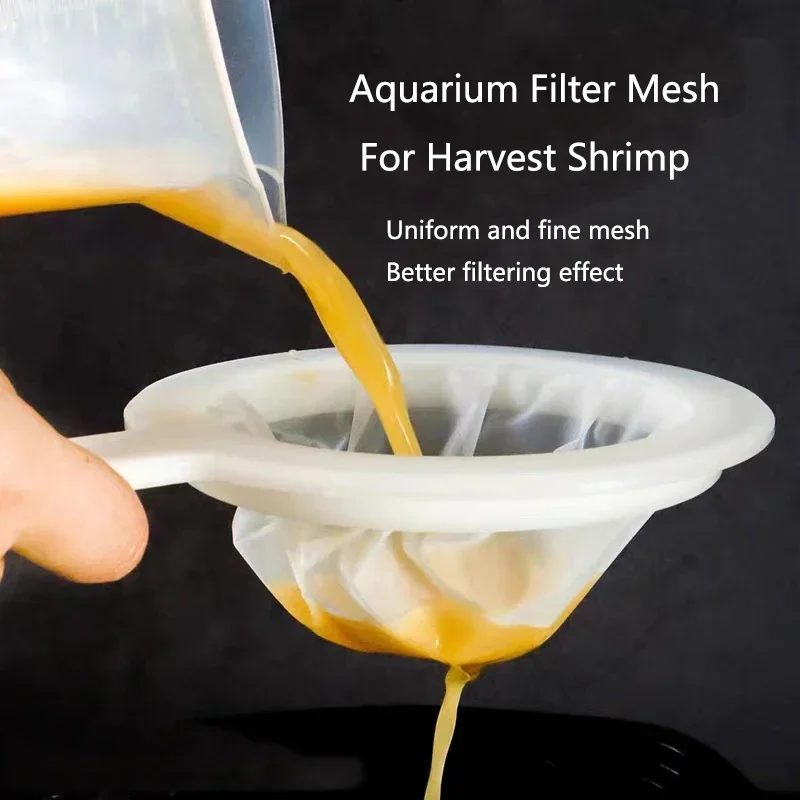 120 mesh wieder verwendbares Nylon Ultra fein filter Mesh Aquarium Ernte Garnelen filter Netz Lebensmittel qualität Sieb Löffel Lebensmittel filter