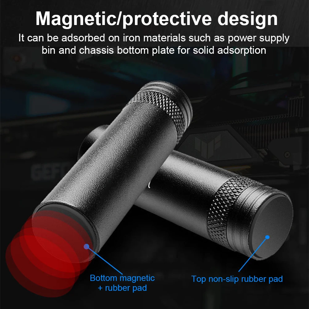 

Graphics Card GPU Support Bracket Liftable Video Card Sag Holder Adjustable Telescopic Rotary Screw GPU Holder