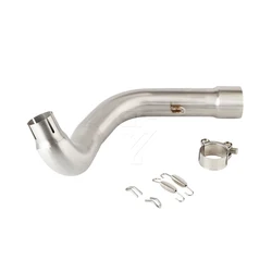 For Moto Morini XCape 650 2021 2022 2023 X Cape Escape Slip-on Motorcycle Exhaust High Position Mid Link Pipe 51mm