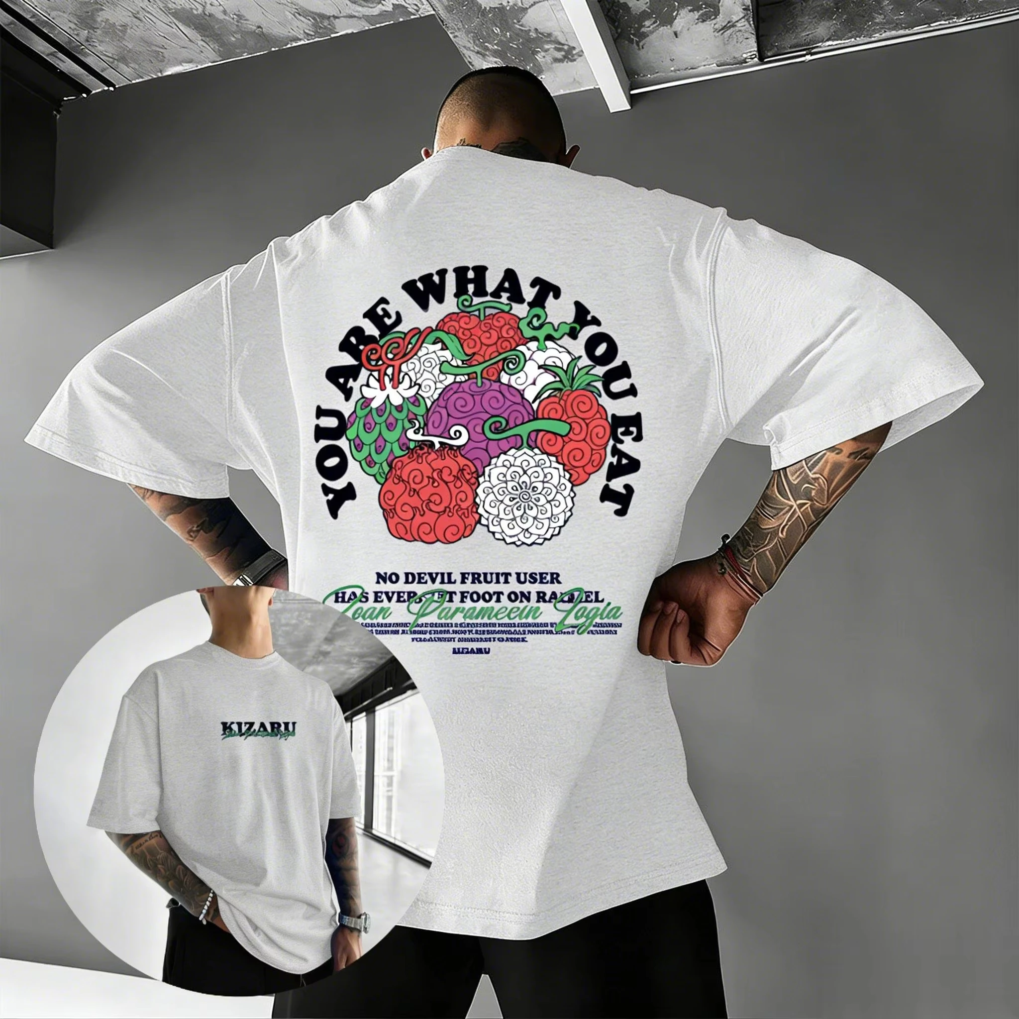 2026 New Hot Summer 2026 New Anime One Piece Devil Fruit Graphic T Shirt Men Women Summer Streetwear Tee Vintage Oversize Top
