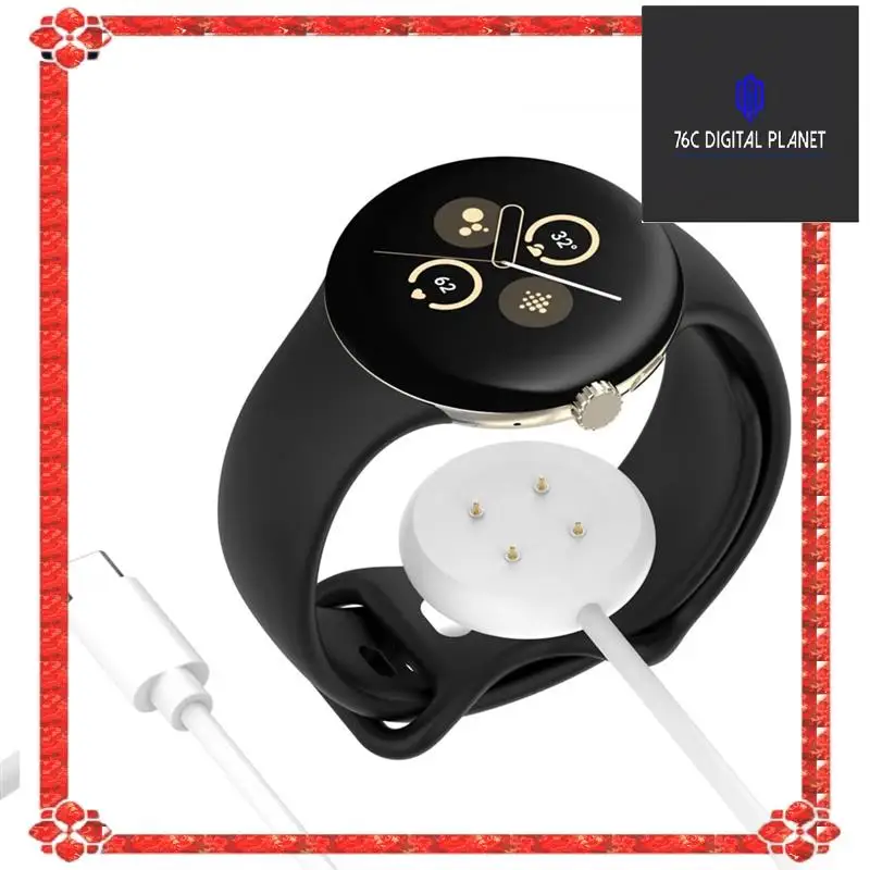 

24-Hour Delivery Type-C Charger Cable For Google Pixel Watch 2, Magnetic Charging Cable Cord For Pixel Watch 2 Smartwatch