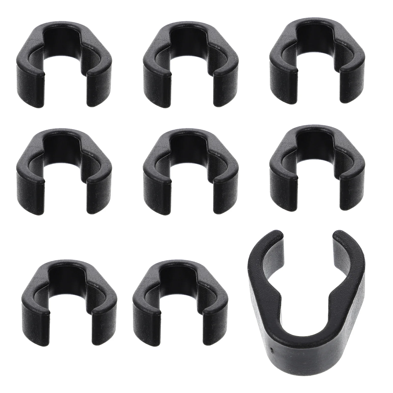 10Pcs Mic Cable Storage Organizer Durable Strong Clamps for Musical Instruments Store Mic Cable Clip Plastic Clips