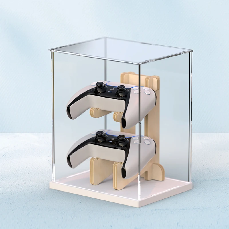 Universal Acrylic Game Controller Stand Storage Box for Switch,PS5,Xbox,Nintendo,Desktop Dust Protection Display Box Dust Cover