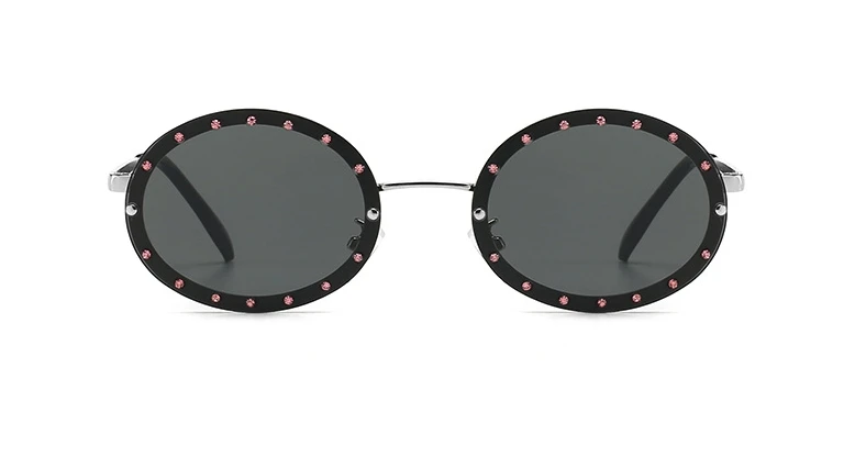 46127 Luxus-Sonnenbrille mit Diamantrahmen, Damenmode, kleine Größe, ovaler Sonnenschutz, Vintage-Schutz, UV400 – Detail 23