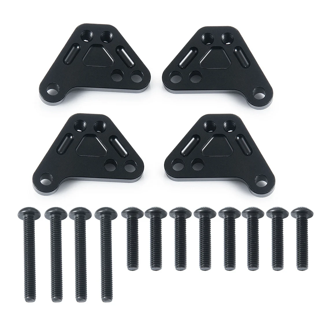 4Pcs Front and Rear Heighten Shock Mount for 1/10 Traxxas MAXX WideMaxx RC Car Upgrades Parts Accessories