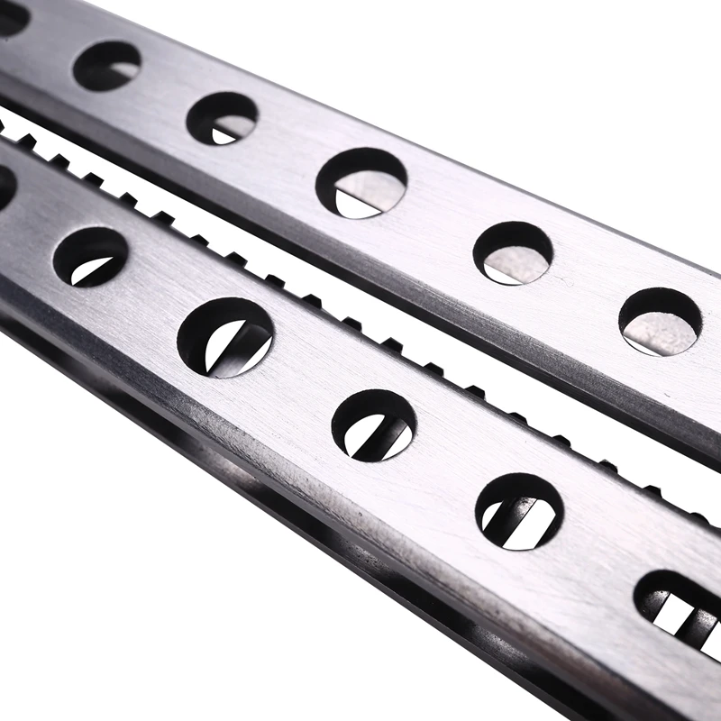 Peigne papillon pliable en acier inoxydable, brosse à barbe et à moustache, accessoire de coiffure