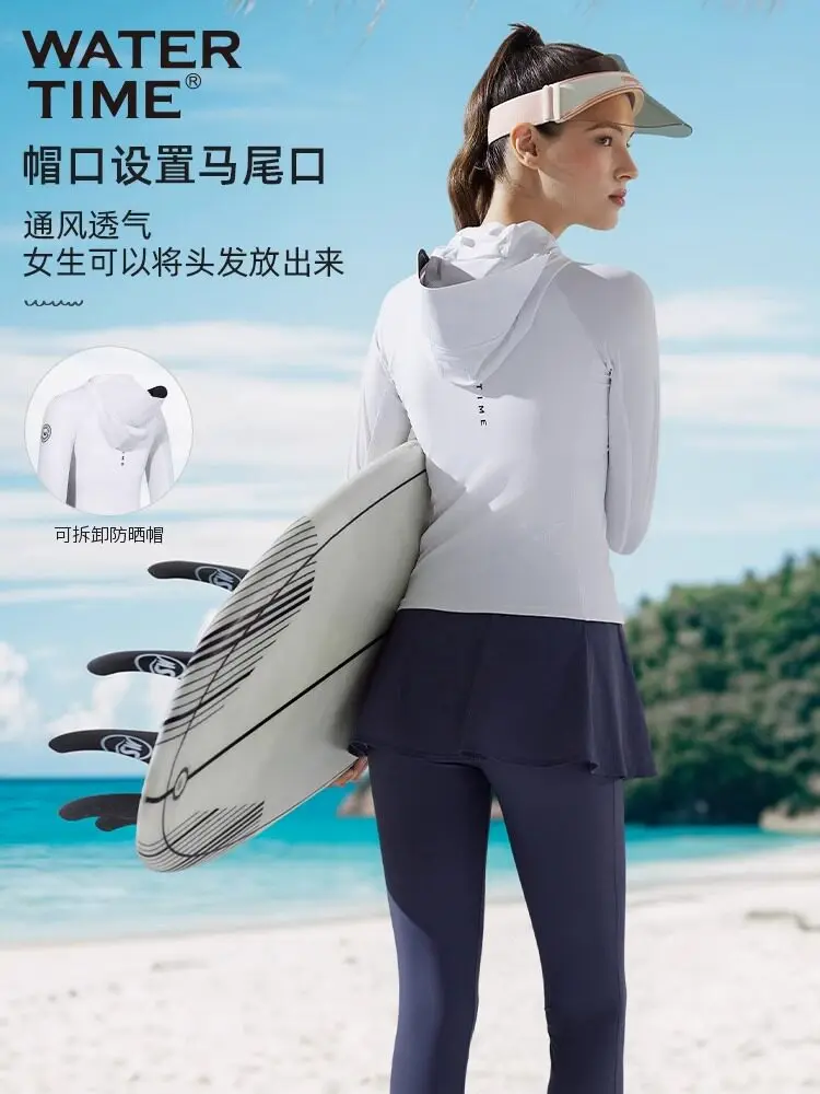 WaterTime Women's Submersible Suit - 2026 New Summer Separate Sunscreen Swimming Suit