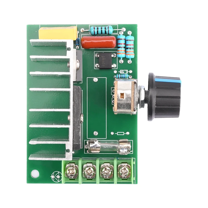 PWM DC Motor Speed Controller Brushed Motor Governor Voltage Regulator AC 220V to DC 10-210V 500W 20A Speed Adjuster Switch