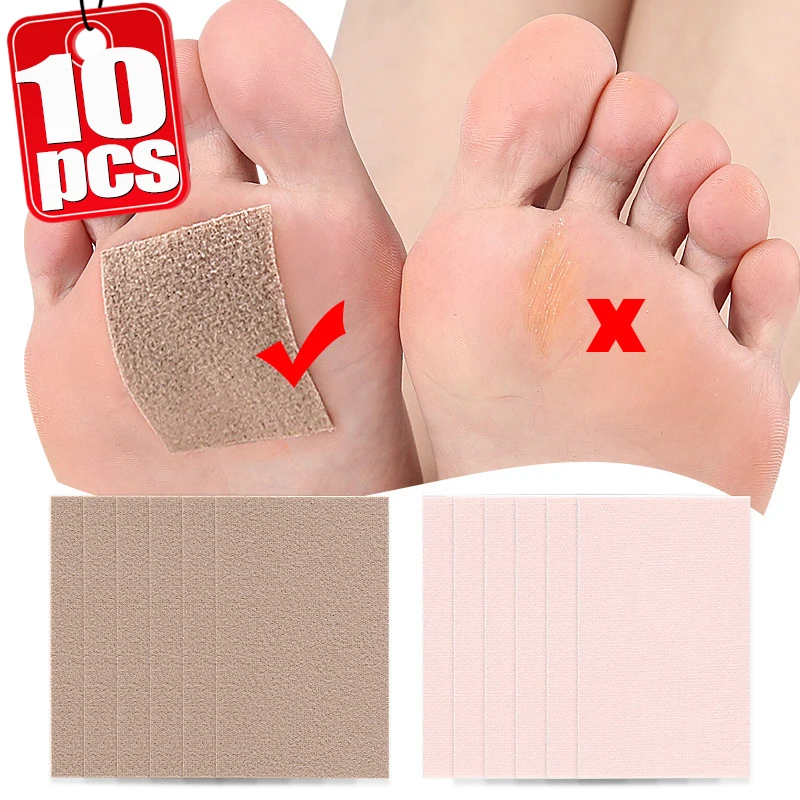 2/10Pcs Trimmable Anti-friction Tape Adhesive Pads Foot Hand Protection Anti-wear Heel Prevention Blister Reduce Friction Pads