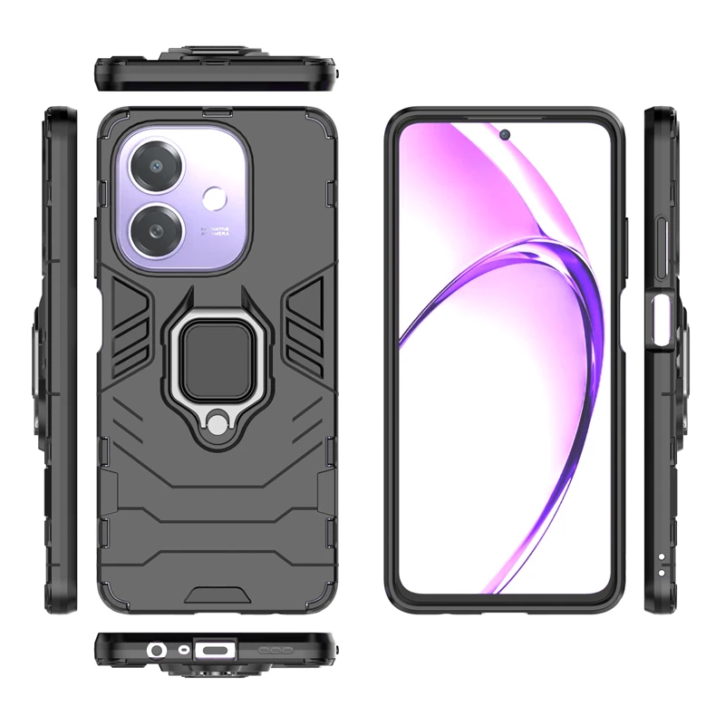 For Oppo A60 5G Case Anti-knock Armor Magnetic Suction Stand Full Back Cover For Oppo A60 5G Case For Oppo A60 5G Case 6.67 inch