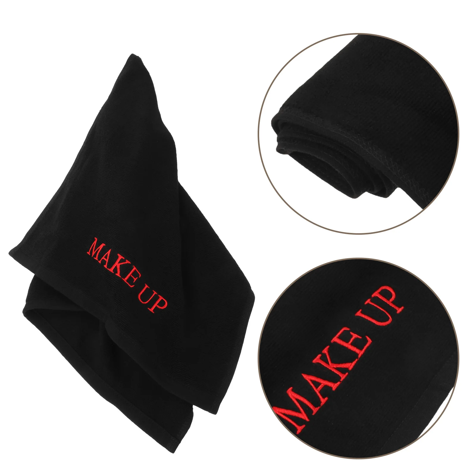 Cotton Dressing Table Mat 75X35Cm Black Absorbent Makeup Vanity Pad For Beauty Counter Desktop Protector Large Cloth Vanity