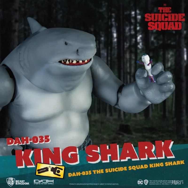 Beast Kingdom Original 1/9 Finished Product Movable Exquisite Proportion Doll Shark King Anime Toys Model Festival Gift for Boys