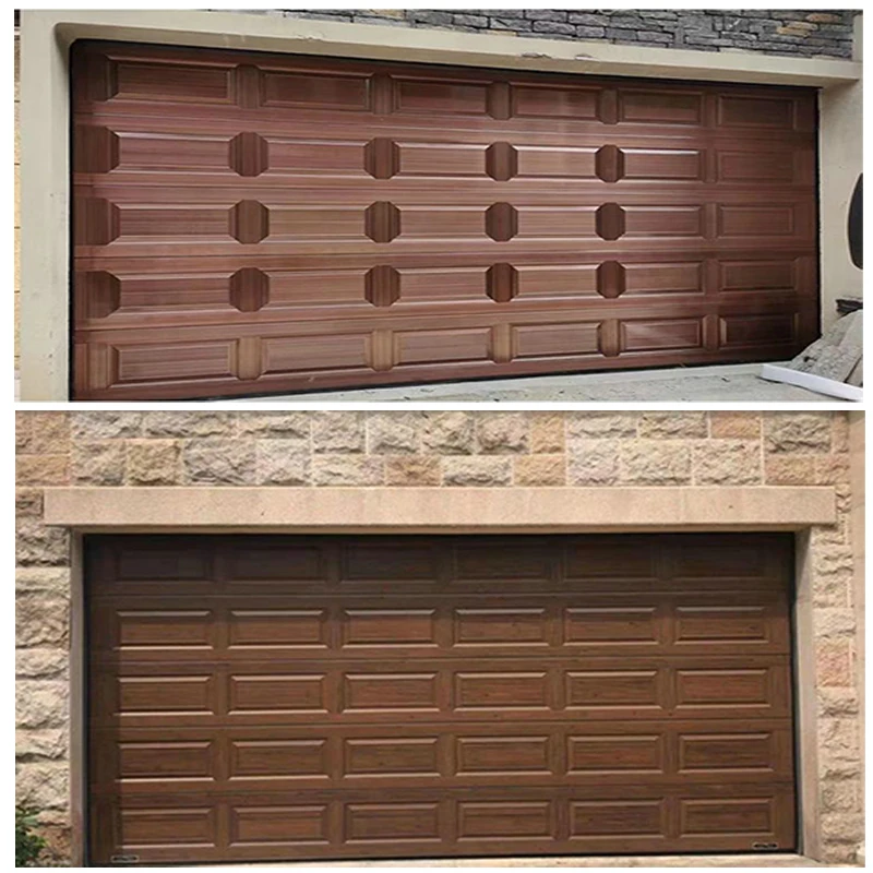 Modern Wholesale Price 9x8/8x7/12x7/9x7 Graphic Design Anti-theft High Performance Automatic Electric Aluminum Alloy Garage Door