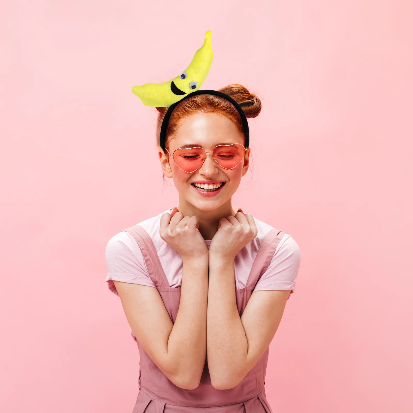 Diadema de fiesta de plátano amarillo, accesorios para el cabello de rendimiento (amarillo), aro para el cabello de fiesta, sombreros de fiesta