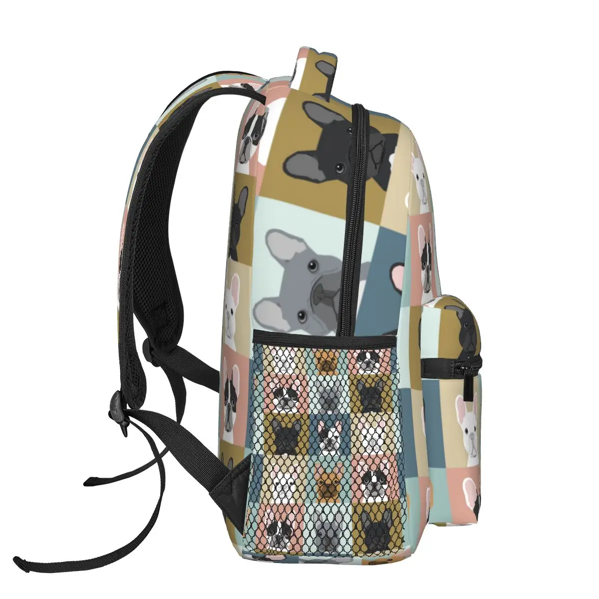 Cute French Bulldog Print Women Backpack Female Travel Backpacks Schoolbag for Teenage Girls Bookbag Mochila Book Bag Dropship