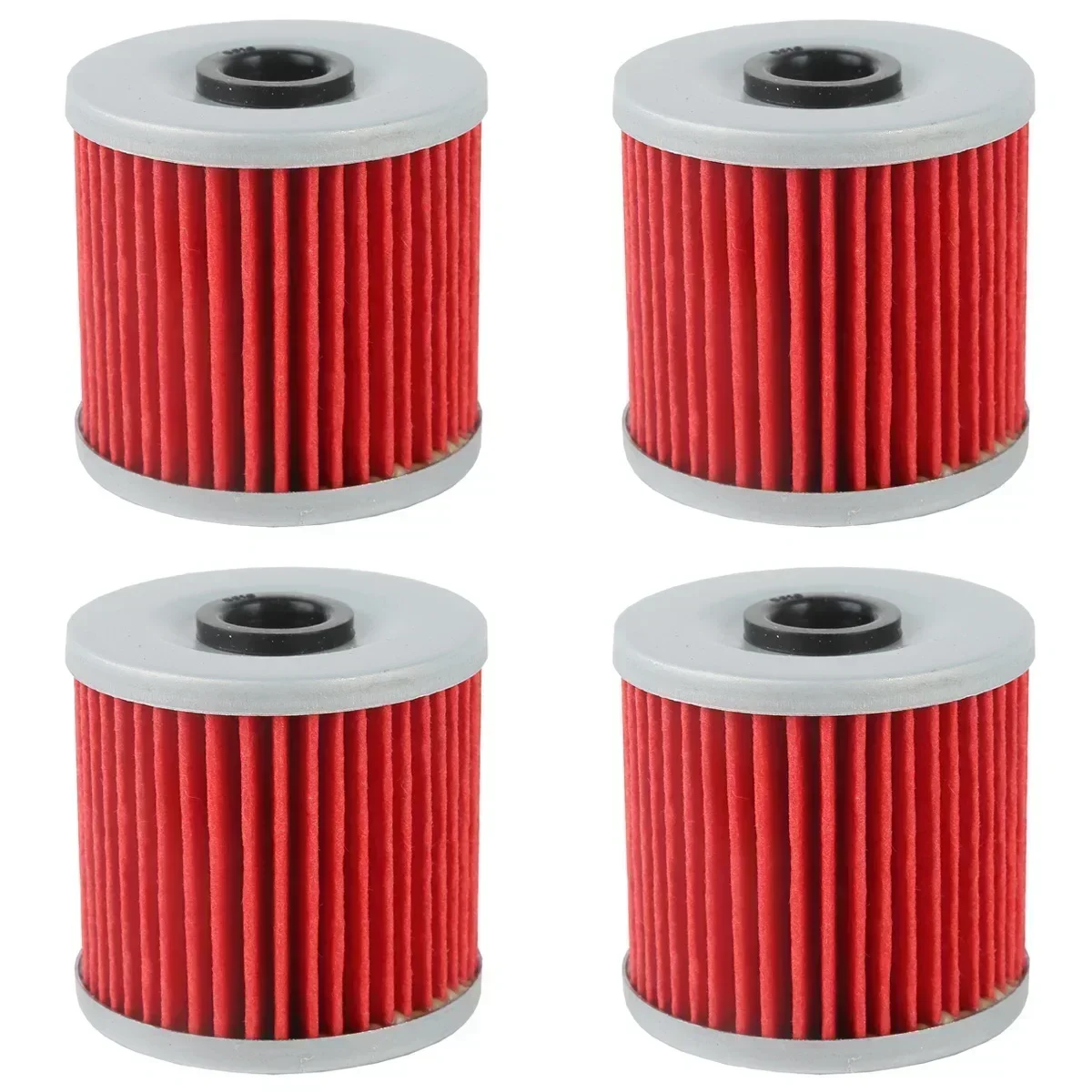 Motorcycle 4 PCS Oil Filter For Kawasaki KL250 KL600 KLR250 KLR600 KLR650 KLX650C KZ250 Accesorios moto