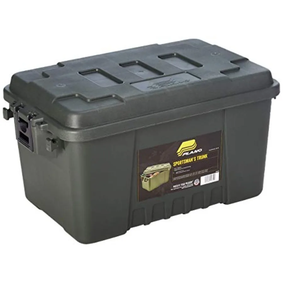 

Storage Trunk - 56 Quart 1619 - Black, 24X15X13-Inch (2 Pack (56 Quart))