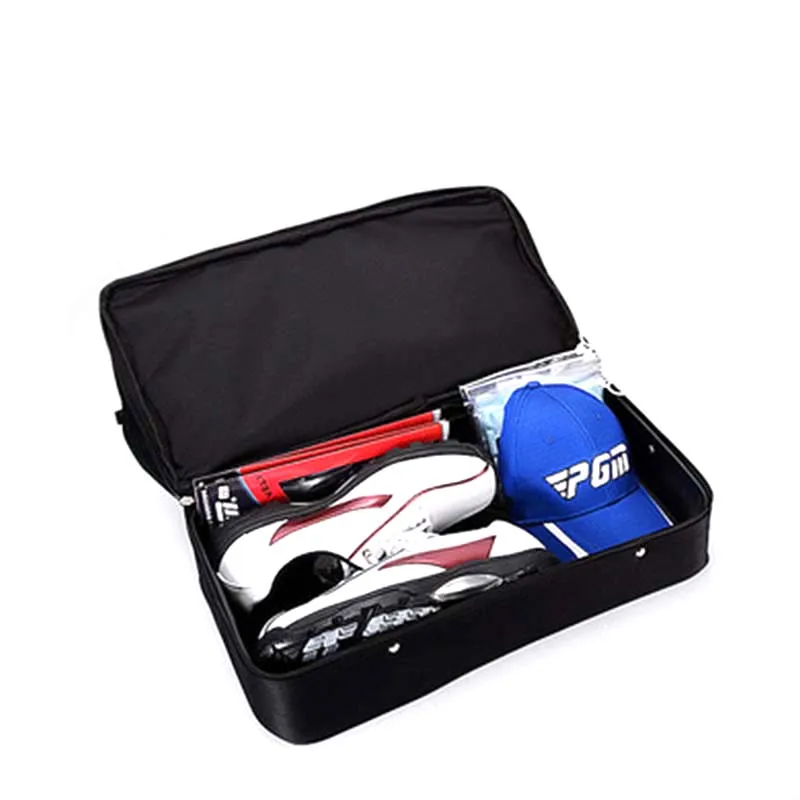 Golf Ball Clothing Shoes Storage Bags Men Nylon Package Double Layer Large Capacity Handbag Wear Resisting Shoulder Bag