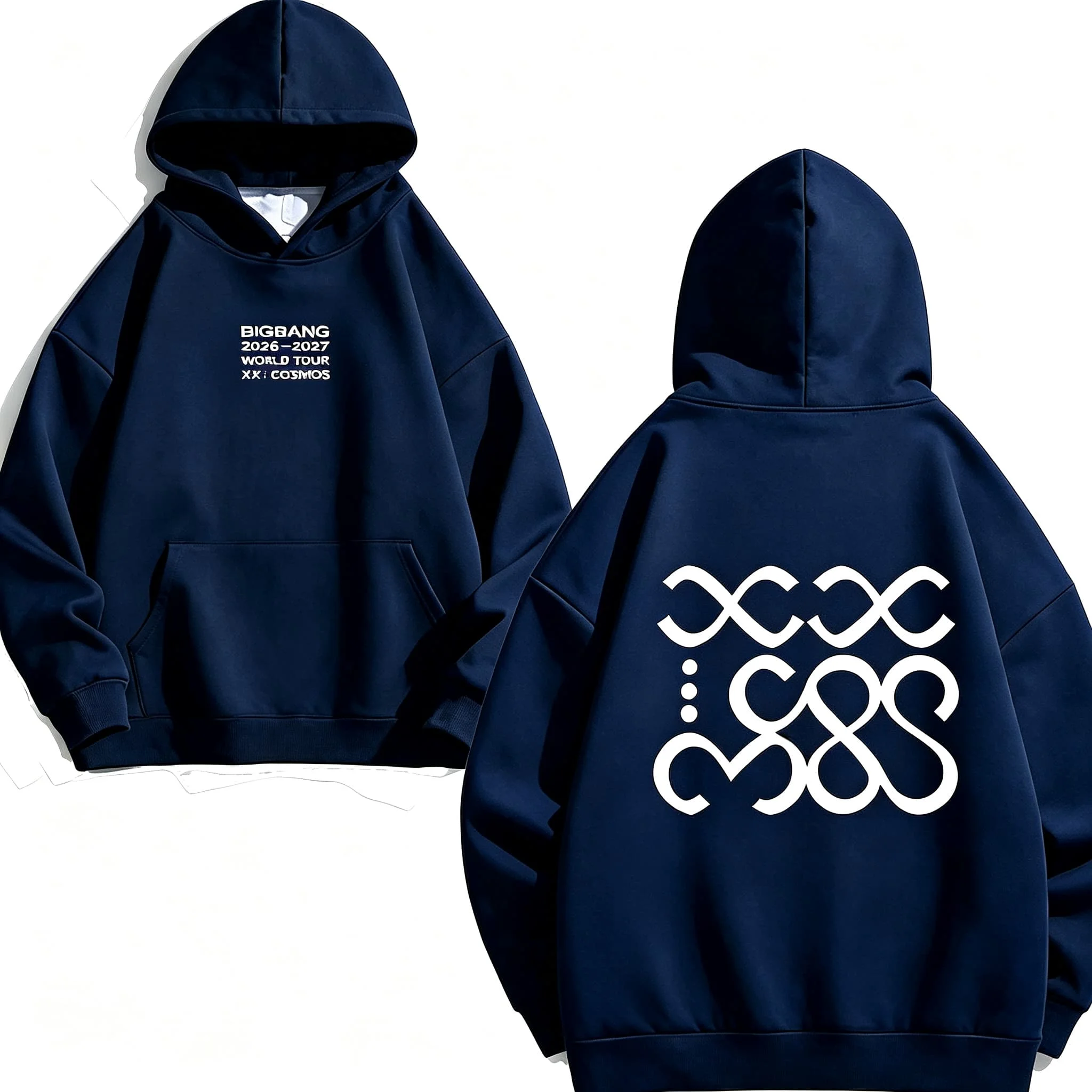 BIGBANG 2026-2027 WORLD TOUR XX: COSMOS Hoodie Kpop Konzert Fan Merch Langarm Locker Unisex Streetwear Pullover Herren Damen Top – Detail 7