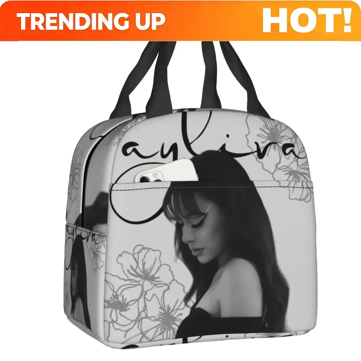 Custom Bag Custom Custom German Singer Ayliva Insulated Lunch Bag For School Office Waterproof Thermal Cooler Bento Box Women