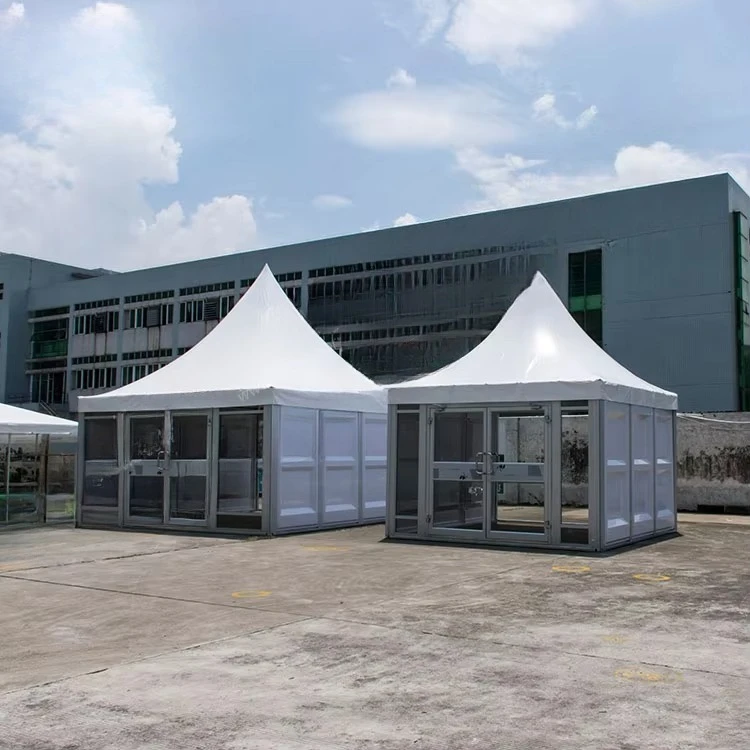 20x20 Feet Aluminum Frame Pagoda Gazebo Tent As Swimming Pool Cover