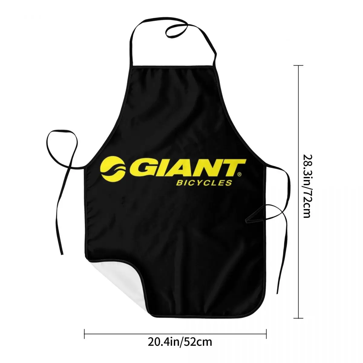 Giant Bike Apron Chef Cooking Baking Tablier Waterproof Bib Kitchen Cleaning Pinafore for Women Men Painting