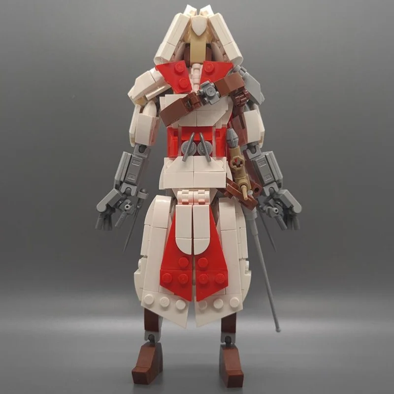 355 قطعة MOC قاتل S العقيدة Ezio الإخوان نموذج اللبنات العمارة لتقوم بها بنفسك لعبة فكرة التعليم هدية الكريسماس الطوب