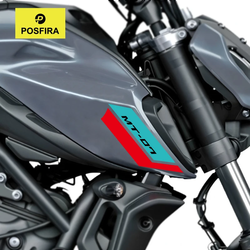 

POSFIRA мотоциклетные наклейки виниловые наклейки для Yamaha MT07 2024 2023 2022 MT 07 MT-07 водонепроницаемые наклейки для мотоциклов аксессуары