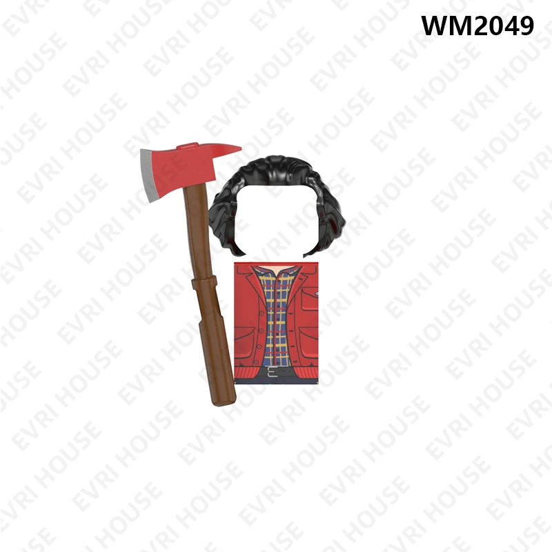 Horror Movies Mini Bricks Action Figures Assembly Building Blocks Accessory Toys For Children