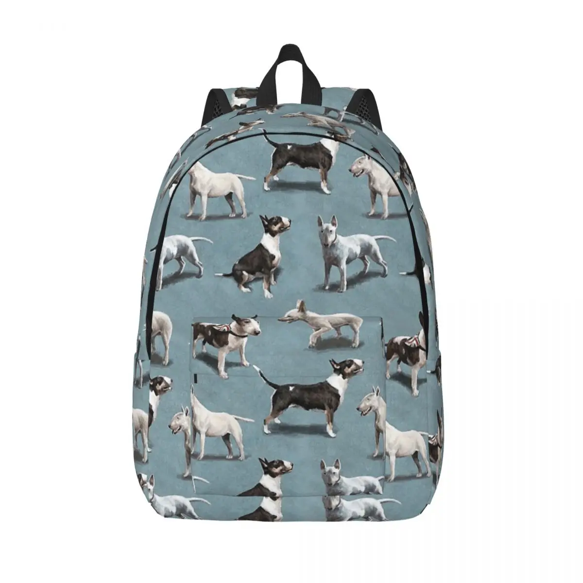 

Бультерьер для собак-подростков, школьная сумка для книг, рюкзак для среднего и старшего колледжа с карманом