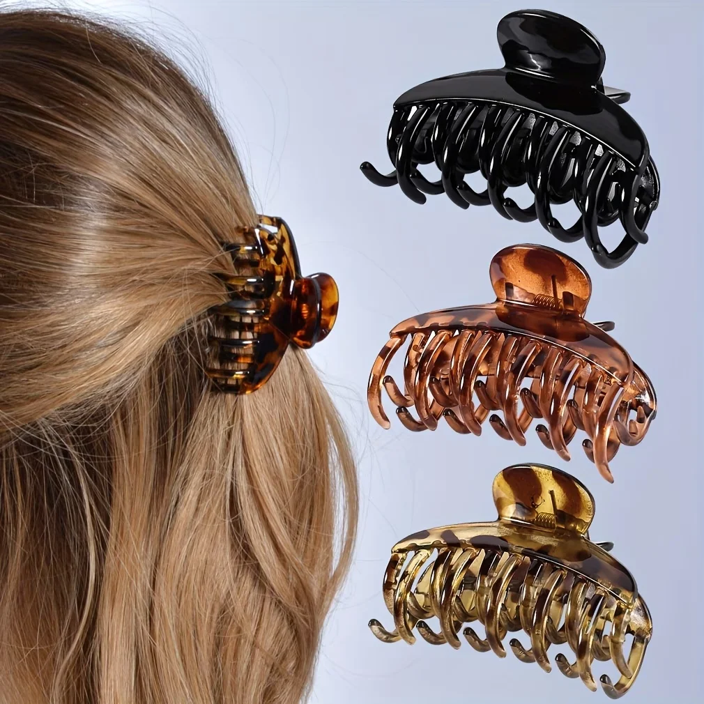 3/4-Kamm-Haarspangen, 2,5 Zoll große Haarspangen, geeignet für feines Haar, kleine matte Clips, kurzes Haar, zarte Haarteile für Frauen – Detail 2