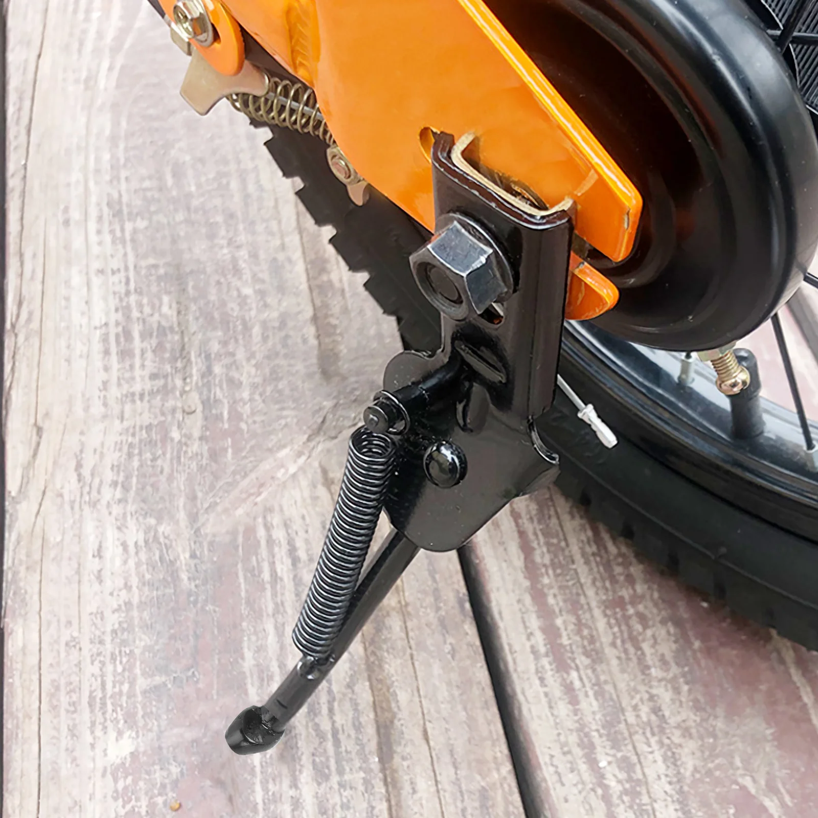 Bike Kickstand 16 Inch Rear Side Single Support Non-Slip Durable Stand for Mountain Road Folding Kids Bikes Easy Install