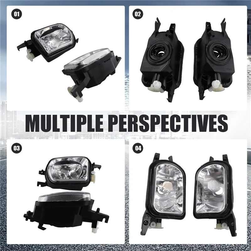 

A82M-Front Bumper Fog Light Assembly For Benz W203 C230 C240 C320 C350 W215 CL500 CL600 W209 CLK320 2038201156 2038201256