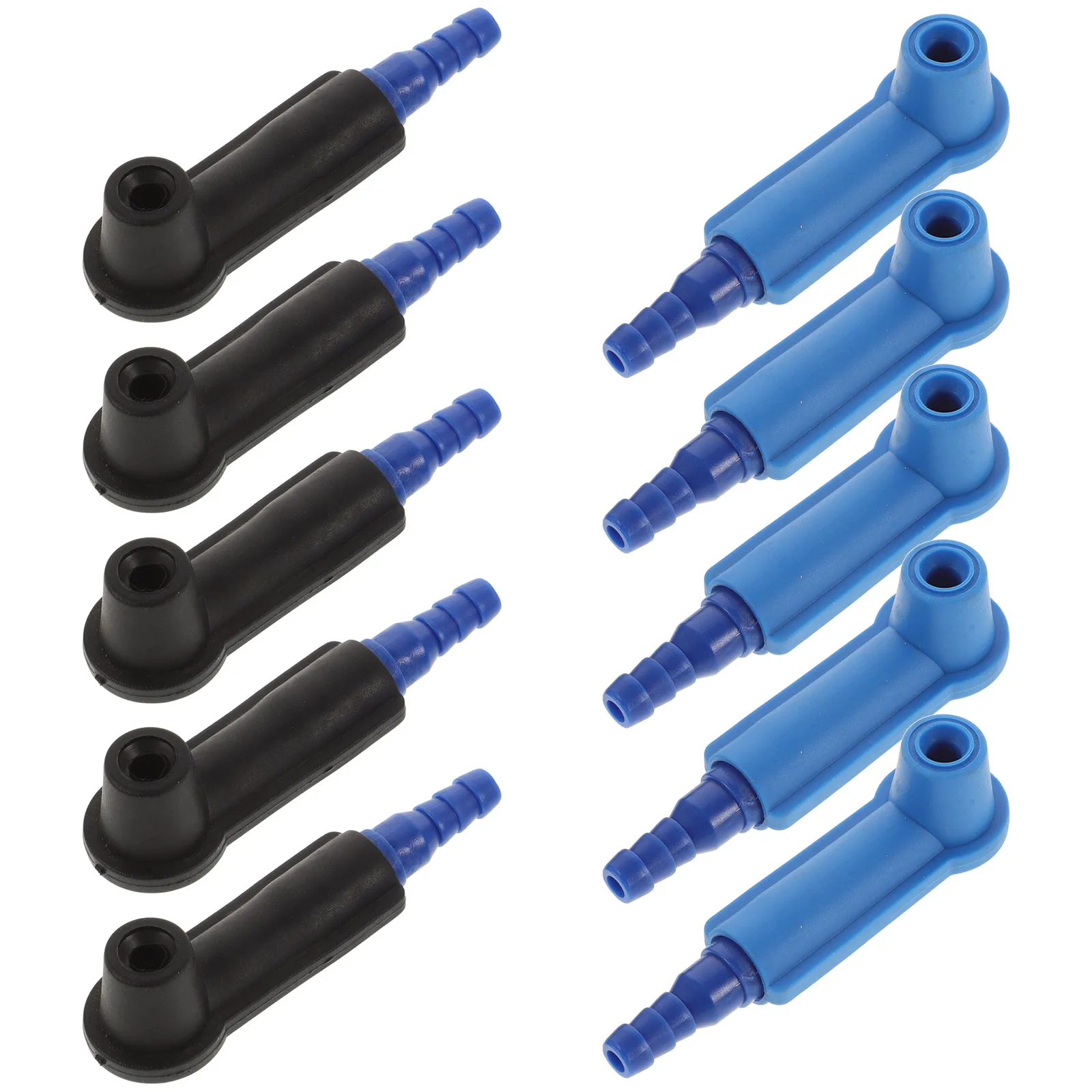 

10pcs Fluid Bleeder Adapter Leak-Proof Connector For Car Motorcycle Brake Oil Exchange Fast Fluid Replacement Tool Brake