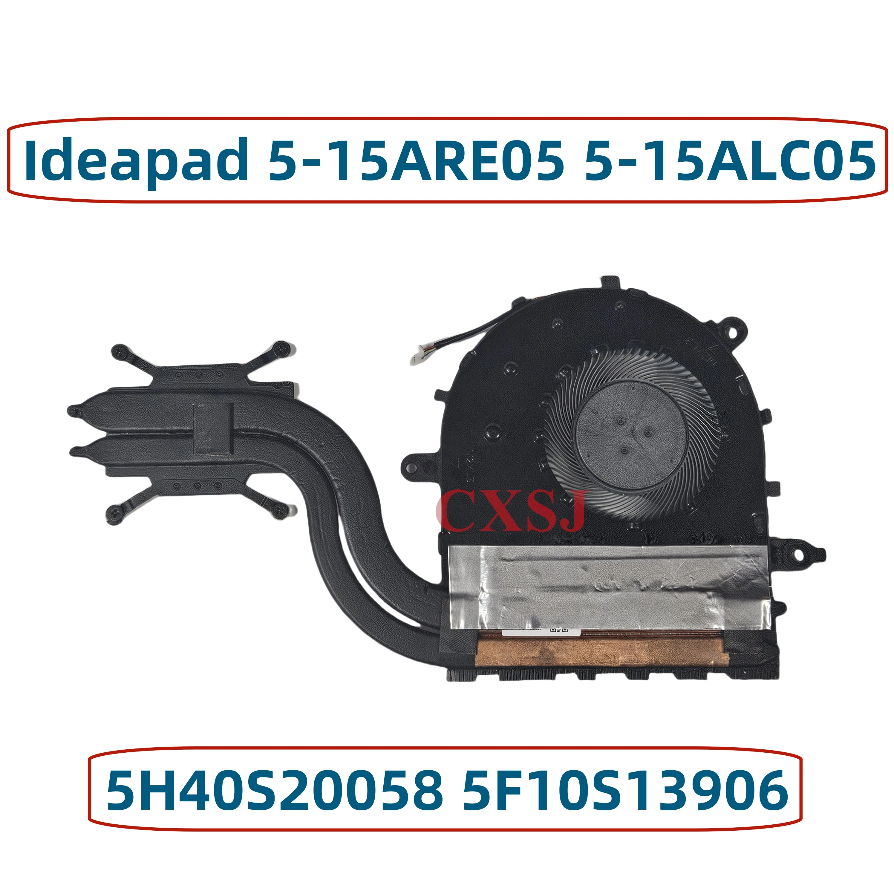 100% Original For Lenovo Xiaoxin Ideapad 5-15ARE05 5-15ALC05 laptop CPU Cooling Heatsink Fan 5H40S20058 5F10S13906