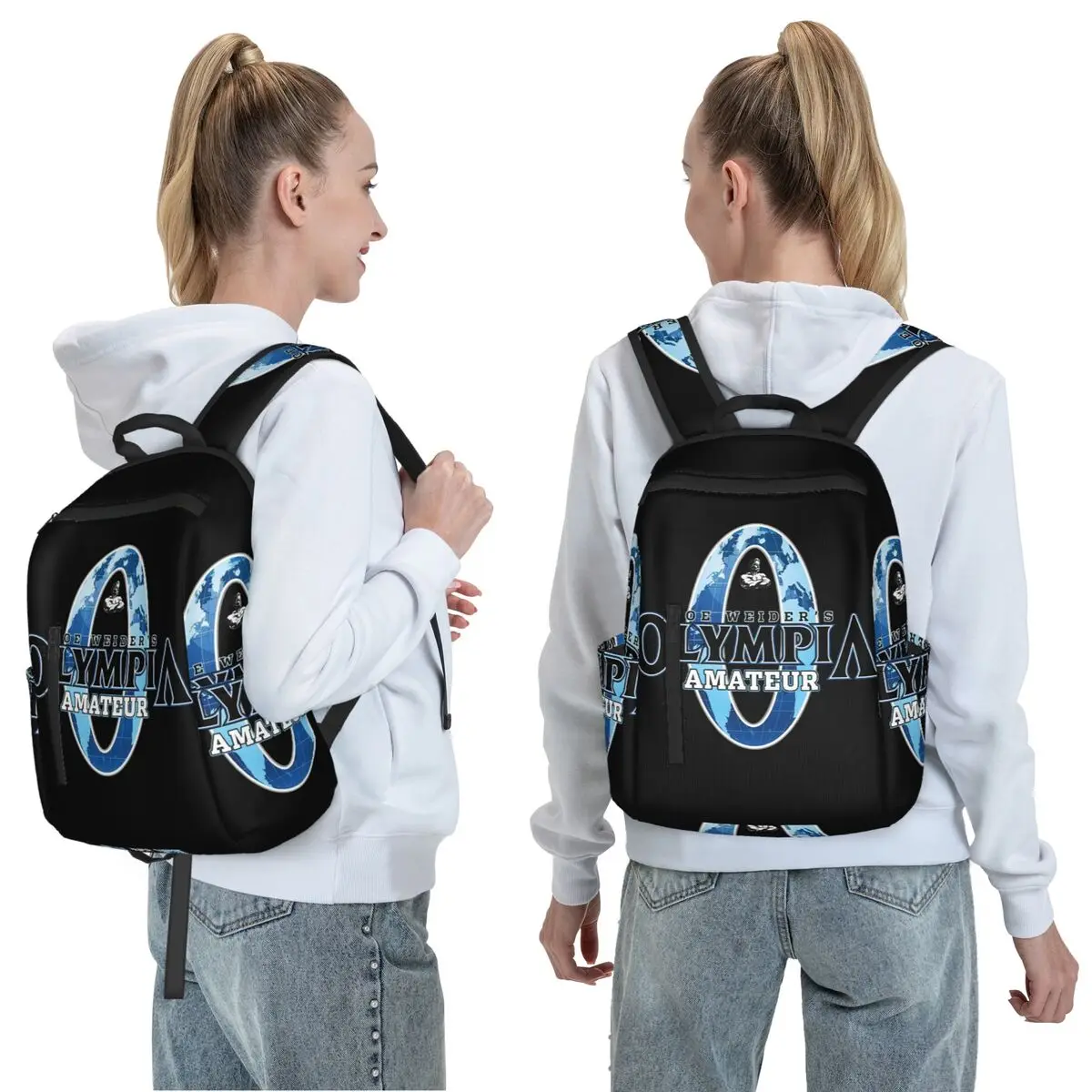Future Mr OLYMPIA Motivations Backpack Daypack Large Capacity Boys Girls BookBag School Bag Shoulder Bags for Men Women