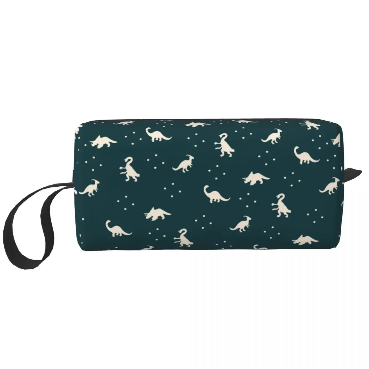 Dino Animal Pattern Makeup Bags Dinosaurs Skeleton Toiletry Cosmetic Bag Fashion Outdoor Makeup Organizer Case