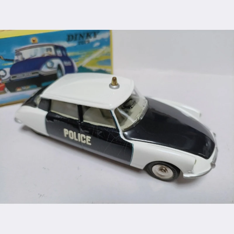 Dinky 1/43 Scale Citroen DS19 Alloy Police Model Car  Adult Souvenir Classic Static Display Collectible Toy Gift