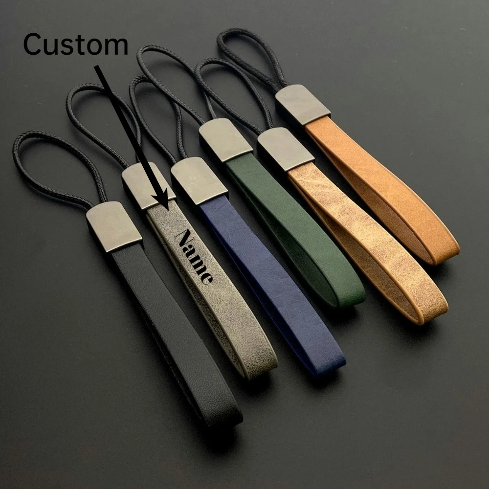 

Elegant Car Keychain Backpack Charm Beautiful Colors Leather Car Key Accessories Creative Customization Car Key Lanyard