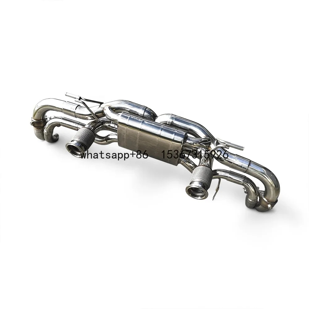 Factory Price Exhaust Pipe For Audi R8 V8 4.2  Stainless Steel 304 Racing Sport Car Performance Valvetronic Exhaust System