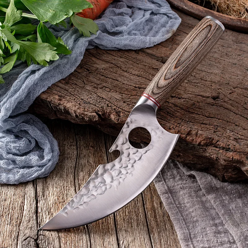 Kitchen Serbian Deboning Knife Chef Butcher Cleaver for Meat Fruit Cutting Paring Fish Steak Slicing Chicken Scissors Knives