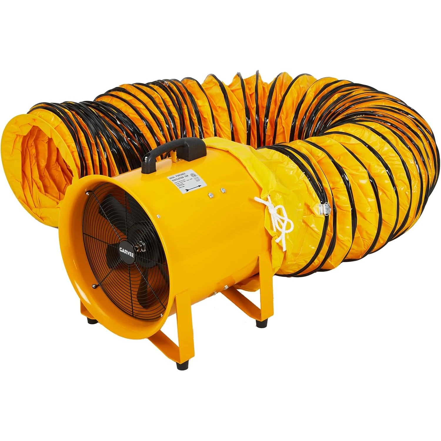 

Промышленный вентилятор-воздуходувка, высокоскоростной портативный вытяжной вентилятор с гибким воздуховодом для подвалов, чердаков, мастерских, гаражей