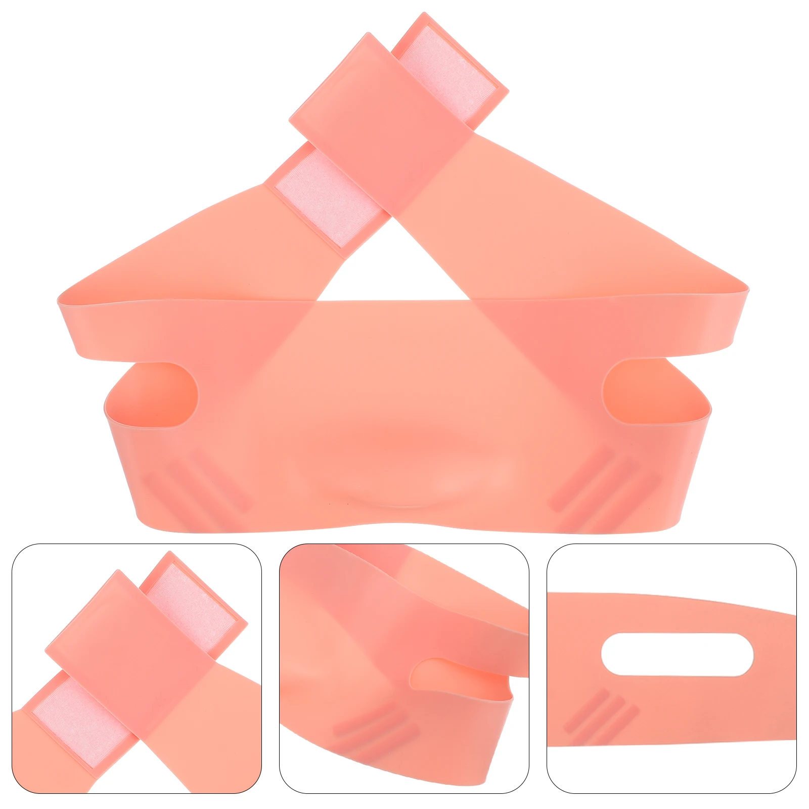 Siliconen gezichtsriem Afslanken Lift Anti-rimpel V-vorm Kinverband Gezichtsgereedschap Zacht dun kinverband Duurzaam Comfortabel