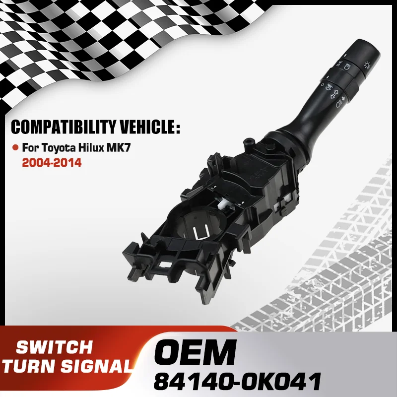 

Переключатель указателей поворота на рулевой колонке для Toyota Hilux MK7 TruckMasters OX 2004-2014 84140-0K041 84140-0K121