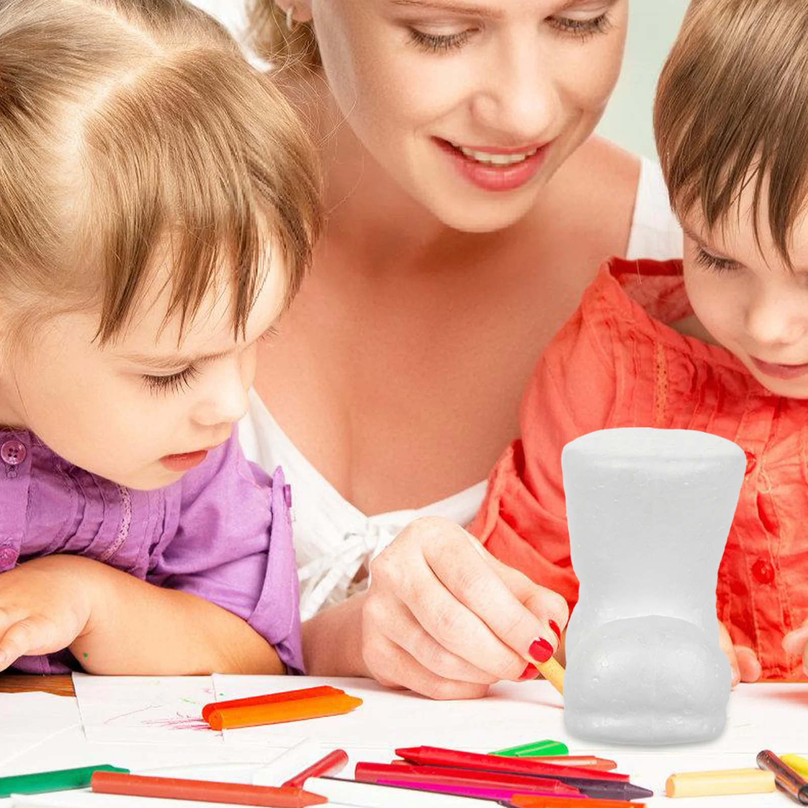 

12Pcs DIY Polystyrene Foam Christmas Boots Mini Blank Ornaments for Holiday Craft Projects and Decorations Foam Christmas Boots