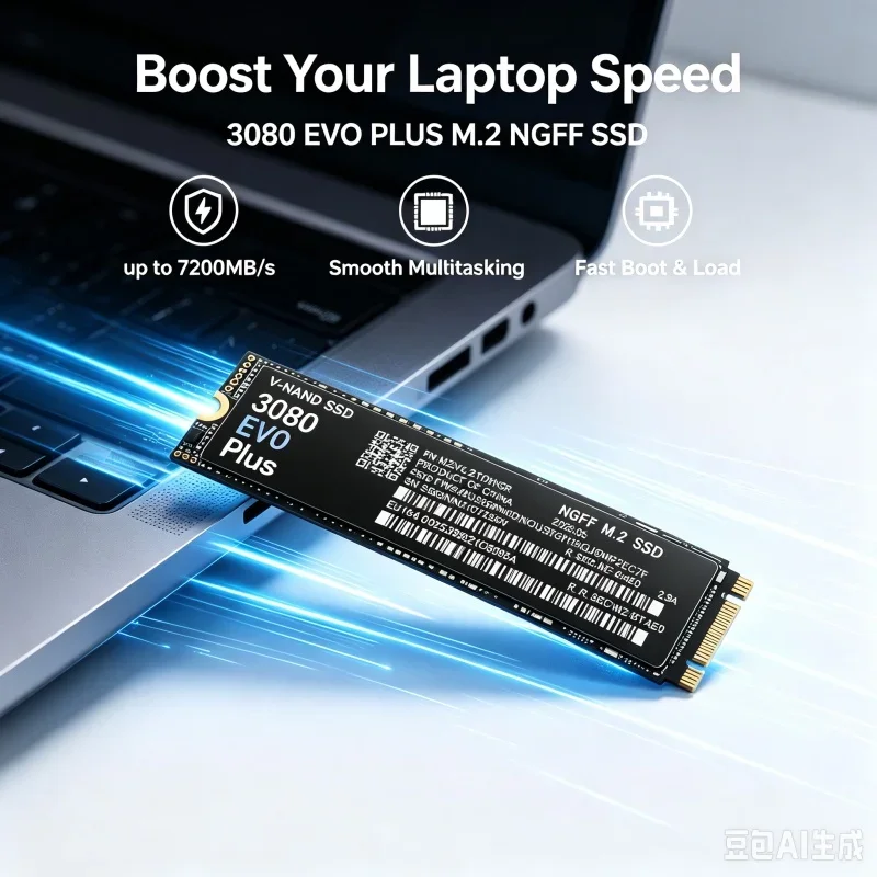 3080 EVO PLUS M.2 2280 NGFF PCIe 4.0 SSD Up to 7200MB/s Internal Solid State Drive 4TB For PS5 Laptop Desktop Gaming PC Storage