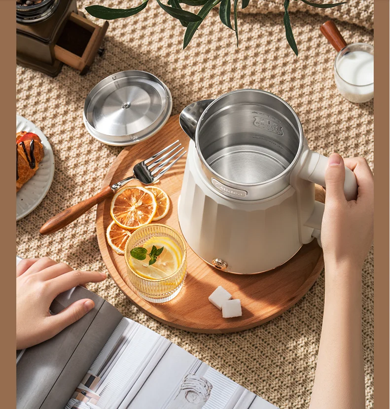 1500ML Teko Listrik อุปกรณ์ในครัวเรือนภายในเครื่องใช้ในบ้าน220V หม้อต้มกาต้มน้ำการเก็บรักษาฟังก์ชั่น