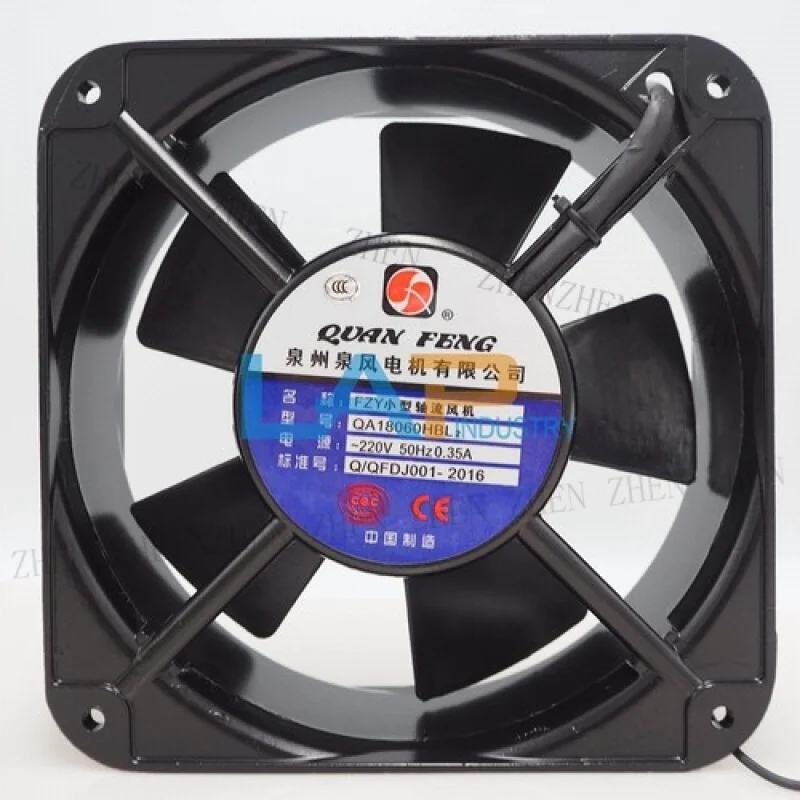 

Y 1 шт. Новый осевой вентилятор QUANFENG QA18060HBL2 220 В 50 Гц 0,35 А 2 провода