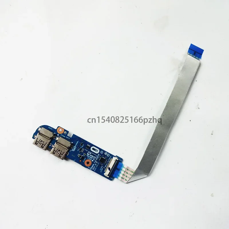 Used USB Jack board FPW50 LS-H327P For HP 15S-DU 15S-DY 15-DW TPN-C139 laptop    with cable 435OX632L01