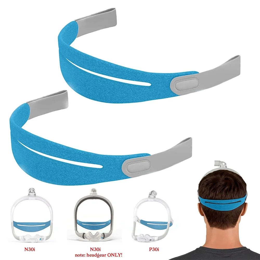 Compatible with Resmed Cpap Replacement Parts and Accessories - Elastic Headgear Suitable for Airfit N30I/P30I Headgear Nasal Mask Equipment, Breathable and Comfortable Sleep Apnea Ventilator Accessories Suitable for Breathing and Sleeping